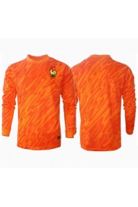 Fotbalové Dres Francie Brankářské Venkovní Oblečení ME 2024 Dlouhý Rukáv